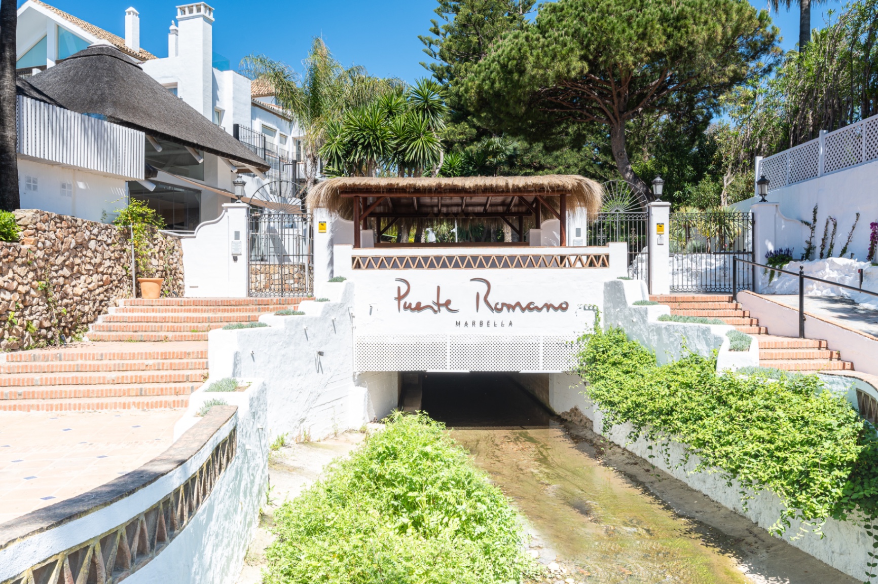 Puente Romano entrance on Marbella's Golden Mile.