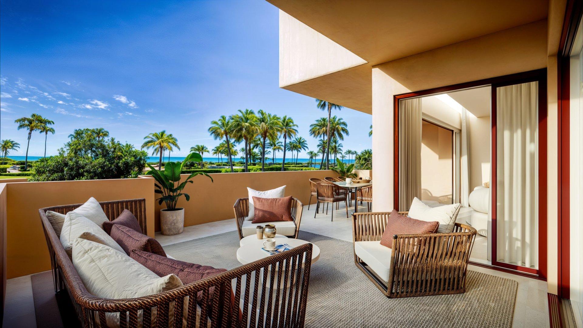 Renovated Three Bedroom Beachside Apartment with Large Terrace, New Golden Mile, photograph 2